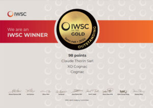 médaille or iwsc cognac xo